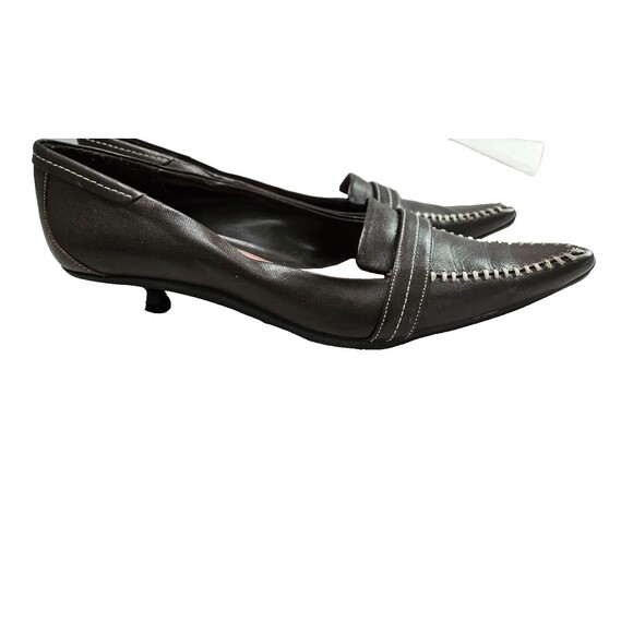 Reaction by Kenneth Cole Black Pointed Toe Slip On Women's Pump Size 8.5 - Picture 3 of 6